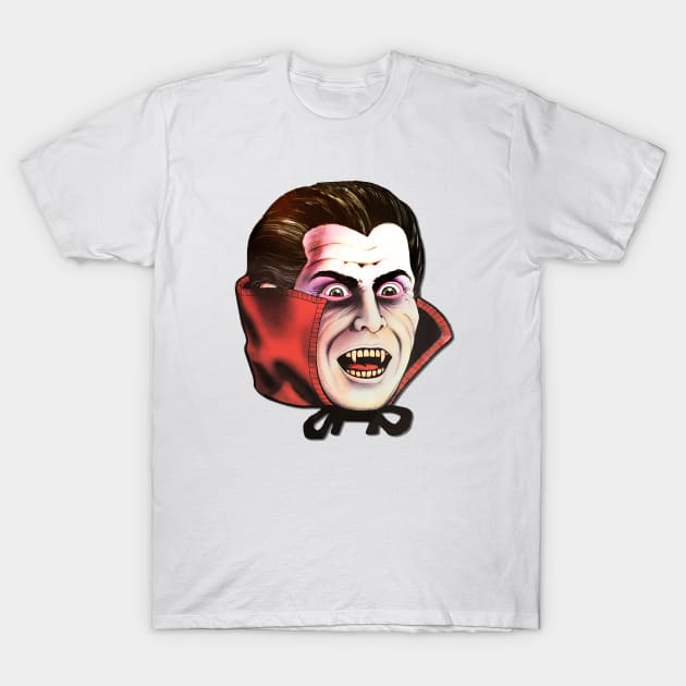 Vintage Vampire Halloween T-Shirt by karutees